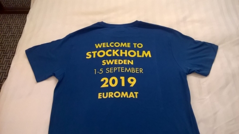 EUROMAT 2019 T-shirt